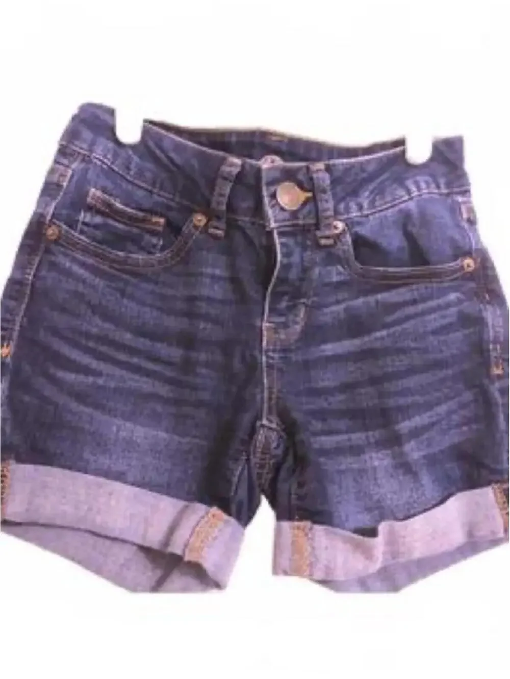 Tween bundle-Denim shorts and LS top NWT